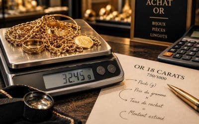 Prix de l’or 18 carats au gramme : comment est calculé le rachat de vos bijoux